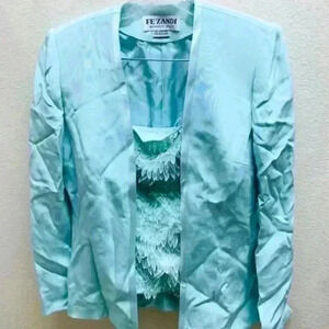 fe zandi beverly hills  jacket and skirt set